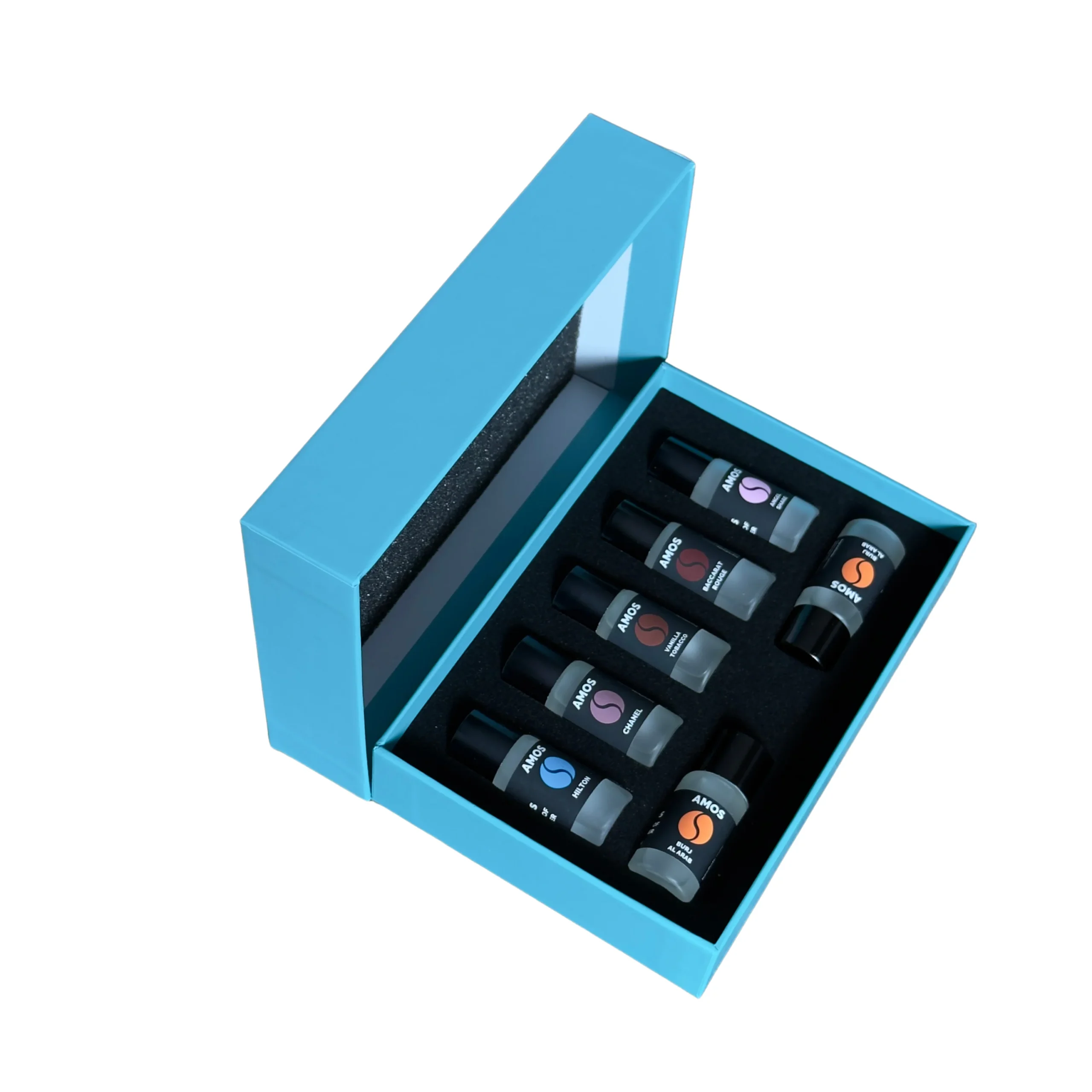 Amos Mini Blue – set 7 parfumuri de rezervă